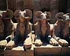 Karnak Tempel. Karnak Tempel - Sphinxer med vdderhoved ( Scan af KOL7667 )  Luxor Egypten Afrika  