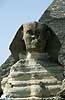 The Sphinx in front of the Chephren pyramid.  Giza, Cairo Egypt Africa  