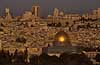 Jerusalem with Dome of the Rock on Haram Ash-Sharif in the centre  Jerusalem Israel Asia  religion islam