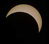 Partial phase of the solar eclipse June 21st 2001  Isalo National Park Madagascar Africa  