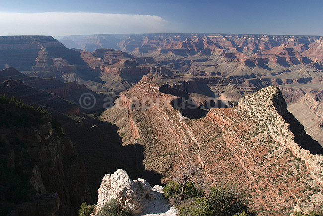 Grand Canyon National Park. Granite Gorge i Grand Canyon National Park set fra Grand Canyon Vilage; ; Grand Canyon National Park / Arizona; USA; Nord Amerika; ; Floder, vandl�b, vand, slugter, erosion, nationalparker