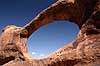 Arches National Park. Double O Arch i Arches National Park  Arches National Park / Utah USA Nord Amerika  Sandsten, erosion, nationalparker, landskaber