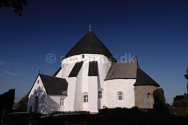 �sterlars. �sterlars Kirke - �ster Larsker; ; �sterlars / Bornholm; Danmark; ; ; Rundkirke, rundkirker, kirke, kirker, kristendom, religion