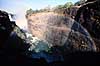 Victoria Falls. Victoria Falls, Zimbabwe og Zambia - Fra Cataract View ( Scan af KOL3530 )   Victoria Falls / Zambezi River Zimbabwe Afrika  Viktoria vandfaldet, Viktoria vandfaldene, vandfald, vand, regnbue, regbuer