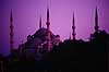 Den Bl� Moske. Sultan Ahmet Camii - Den Bl� Moske, 1616 ( Scan af KOL251 )   Istanbul Tyrkiet Asien  Islam, moskeer