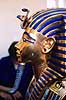 Tutankhamun. Tutankhamun's hovedmaske p� Egyptologisk Museum, Cairo ( Scan af KOL117 )   Egyptologisk Museum / Cairo Egypten Afrika  guld, guldskat, guldskatte, museer, pharao, pharaoer