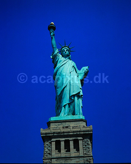 Friheds Gudinden. Frihedsgudinden - Statue of Liberty ( Scan af KOL5710 ); ; New York; USA; Nordamerika; ; statue, statuer, symboler