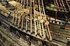 HMS Wasa. Vasa skibet ( ogs� kaldet Wasa, Wasan og Wasen ) p� Wasamuseet  Stockholm Sverige   Orlogsskib, orlogsskibe, jomfrurejse, k�ntring, k�ntret, forlis, forlist, skib, skibe, krigsskib, krigsskibe, Vasamuseet, Regalskeppet, Regalskep, Gustav 2. Adolf , kanon, kanoner, master, tov�rk, sejlskib, sejlskibe