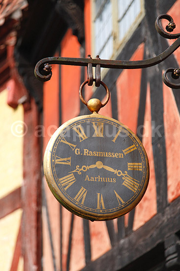 Den Gamle By i �rhus. Urmuseumet i hus fra Mejlgade 78 i �rhus; ; Den Gamle By / �rhus; Danmark; ; ; frilandsmuseum, bykultur, K�bstadmuseum, museum, museer, bindingsv�rk, bindingsv�rkshuse