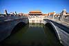Den Forbudte By. Taihe Gate (Taihe Porten, Gate of Supreme Harmony) i Den Forbudte By i Beijing.  Den Forbudte By / Beijing Kina   Palace Museum, The Forbidden City, Det kejserlige palads, UNESCO Verdens Kulturarv, UNESCO World Heritage