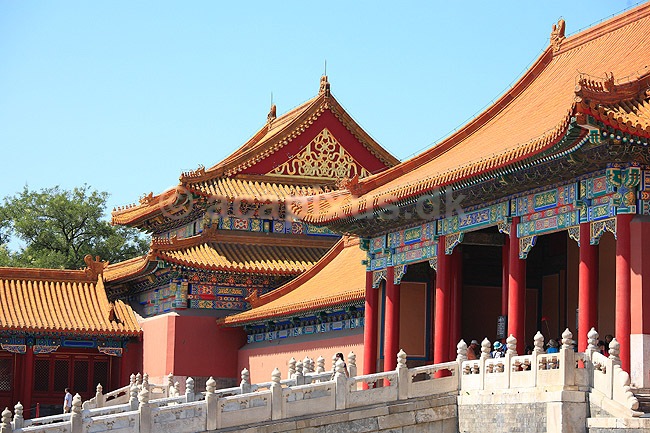 Den Forbudte By. Den Forbudte By i Beijing.; ; Den Forbudte By / Beijing; Kina; ; ; Palace Museum, The Forbidden City, Det kejserlige palads, UNESCO Verdens Kulturarv, UNESCO World Heritage