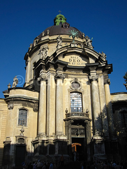 Lviv. Den Dominikanske Kirke i byen Lviv, der er regionshovedstad i Lviv Oblast (polsk: Lw�w, Lwow, tysk: Lemberg). V�rtsby til Euro 2012; ; Lviv; Ukraine; ; ; Leopolis, UNESCO's Verdensarvsliste, Unesco World Heritage, Europamesterskab 2012, Euro12