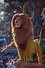 Disneyworld. Simba fra L�vernes Konge til parade i Disneyworld i Paris  Paris Frankrig   Eurodisney, Disneyland Park, Forlystelsespark, forlystelsesparker
