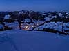 Alpbach. Udsigt over Alpbach og de �striske Alper fra Gasthof Hornboden  Alpbach �strig   Slalom, sne, skil�b, ski, vinter, vintersport, sport, fritid, Alperne, �sterreich, hejs, skiferie