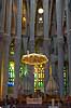 La Sagrada Familia. Alteret i Gaudis uf�rdige kirke, Sagrada Familia, i Barcelona  Barcelona Spanien   Temple Expiatori de la Sagrada Familia, Basilica and Expiatory Church of the Holy Family, Antoni Gaudi, UNESCO world heritage