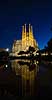 La Sagrada Familia. Gaudis uf�rdige kirke, Sagrada Familia, i Barcelona  Barcelona Spanien   Temple Expiatori de la Sagrada Familia, Basilica and Expiatory Church of the Holy Family, Antoni Gaudi, UNESCO world heritage. Kraner bortretucheret