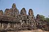 Bayon / Angkor Wat. Bayon templet med figurer af ansigter i Angkor Archeological Park, World Heritage Site, bygget sent i 12e �rhundrede af Jayavarman VII  Angkor Archeological Park / Siem Reap Cambodia   Templer, Khmer riget