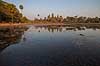 Angkor Wat. Angkor Wat templet ved solnedgang i Angkor Archeological Park, World Heritage Site, bygget i 12e �rhundrede af Suryavarman II  Angkor Archeological Park / Siem Reap Cambodia   Angkor Wat, Templer, Khmer riget