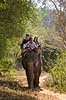 Elefantsafari. Turister p� elefantryg ved Khao Lak i Thailand   Thailand   sev�rdigheder, rejser, turisme, elefanter