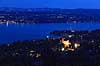 Gardas�en. Udsigt over Gardas�en, Lago di Garda, fra byen Supiane ved Gardone Riviera  Gardas�en / Gardone Riviera Italien  landskaber turisme