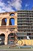 Colosseum. Stilladser ved Colosseum i Rom  Rom Italien  Sev�rdigheder romerriget, gladiatorkampe, turistsev�rdigheder, teatre, Colosseo, Coloseum, Collosseum, Colloseum