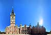 Frederiksborg. 360 graders panorama fra den indre g�rdsplads p� Frederiksborg Slot.  Hiller�d Danmark  sev�rdigheder slotte, arkitektur, borge, panoramaer