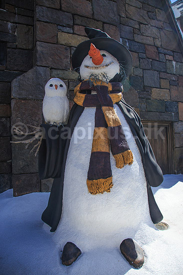 Universal Islands of Adventure. Troldmands snemand i The Wizarding World of Harry Potter - Hogsmeade i Universal Theme Park i Orlando; ; Orlando / Florida; USA; ; ; Forlystelsespark, forlystelsesparker, turisme