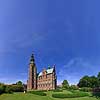 Rosenborg. 180 graders panorama close-up af Rosenborg Slot  K�benhavn Danmark  sev�rdigheder slotte, arkitektur, borge, konged�mmet, monarki, panoramaer