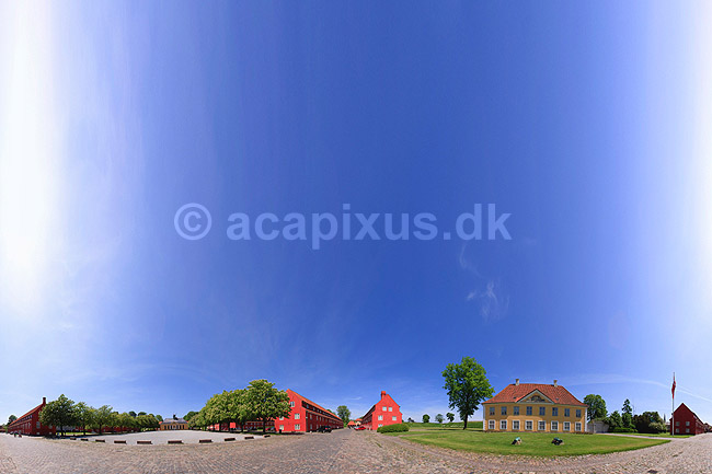 Kastellet. 360 graders panorama af Kastellet; ; K�benhavn; Danmark; ; sev�rdigheder; forsvarsv�rker, panoramaer