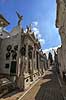 Buenos Aires. Gravmonumenter p� Cementerio de la Recoleta kirkeg�rde i Buenos Aires  Buenos Aires Argentina Sydamerika  kirkeg�rde