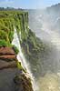 Iguazu vandfaldene. Klippeside overgroet med mos ved Iguazu vandfaldene - set fra den Argentinske side af vandfaldene  Iguazu Argentina Sydamerika  Vandfald, The Iguazu Falls, Iguaz� Falls, Iguassu Falls, Igua�u Falls, Cataratas del Iguaz�, Cataratas do Igua�u 