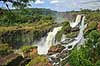 Iguazu vandfaldene. Salto san Martin ved Iguazu vandfaldene - set fra den Argentinske side af vandfaldene  Iguazu Argentina Sydamerika  Vandfald, The Iguazu Falls, Iguaz� Falls, Iguassu Falls, Igua�u Falls, Cataratas del Iguaz�, Cataratas do Igua�u 