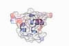Insulin. Insulin molekyle model - hormon til behandling af sukkersyge eller diabetes mellitus. Insulin er et peptidhormon som regulerer kulhydraters metabolisme      videnskab biokemi