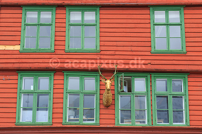 Bergen. Detaljer af de gamle tr�huse p� Bryggen i Bergen; ; Bryggen / Bergen; Norge; ; ; Turisme, sev�rdigheder, Hansestaderne, Hanseaterne, Hanseater, handel