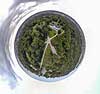 Charlottenlund Slot. Little Earth panorama med Charlottenlund Slot i slotsparken  Charlottenlund Danmark   slotte sev�rdigheder parker, Ferdinand Meldahl, dronefoto