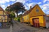 Mariager. Gamle huse i Teglgade i Mariager  Mariager Danmark   Bolig, beboelse, parcelhus