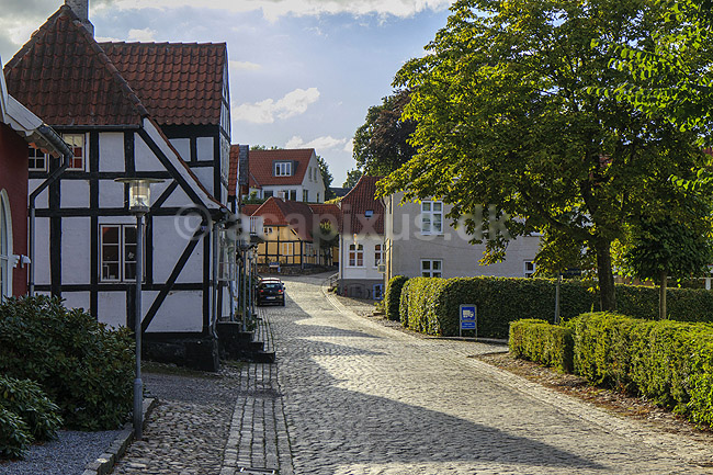 Mariager. Gamle bindingsv�rkhuse i Teglgade i Mariager; ; Mariager; Danmark; ; ; Bolig, beboelse