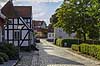 Mariager. Gamle bindingsv�rkhuse i Teglgade i Mariager  Mariager Danmark   Bolig, beboelse