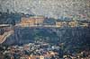 Athen. Udsigt over Athen med Akropolis og Parthenon templet set fra Lycabettus Hill  Lycabettus Hill / Athen Gr�kenland  Sev�rdigheder Hovedstad, hovedst�der, storbyer, Hellas, Acropolis