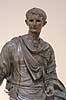 Kejser Augustus. Bronce statue forestillende kejser Augustus (27 fk - ek 14),  Udstillet Ark�ologisk Museum i Athen  Nationalark�ologisk Museum / Athen Gr�kenland  Sev�rdigheder Hellas, ark�ologi, historie, museum, udstillinger, romeriget