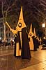 P�skeprocession i Palma de Mallorca. P�ske procession p� Passeig del Born i Palma de Mallorca under La Semana Santas (den hellige uge)  Palma de Mallorca Spanien  Sev�rdigheder Kristendom, katolsk, religion, p�sken