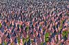 Memorial day. Skov af sm� flag ved Soldiers and Sailors Monument i Boston Common p� Memorial Day, som er en helligdag i USA, hvor man mindes dem, som er faldet under tjeneste i landets v�bnede styrker. Helligdagen afholdes hvert �r den sidste mandag i maj.Mange mindes ogs� bare dem man har mistet gennem tiden, som ikke n�dvendigvis d�de under krigen  Boston / Massachusetts USA   Stars and Stribes
