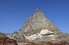 Matterhorn. Det ikoniske bjerg Matterhorn set fra Trockener Steg  Trockener Steg / Zermatt Schweiz   Alperne, bjerglandskab, Alpelandskab