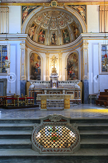 Basilica di Sant Antonino. Kirken Basilica di Sant�Antonino i Sorrento; ; Sorrento / Napoli / Campania; Italien; ; Sev�rdigheder; Religion, kristendom, kirker