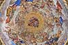 Domkirken i Napoli. Loftsmalieri i Chapel of St. Januarius i Cathedral of Naples = Cathedral of Santa Maria Assunta = Duomo di Napoli  Napoli / Campania Italien  Sev�rdigheder Religion, kristendom, kirker