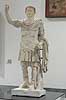 Herculaneum Augusteum / Campania Romana. Kejser Titus (79-81 AD) som blev kejser kort f�r udbruddet af Vesuv i 79. Statue fra Herculaneum - statue i Herculaneum Augusteum / Campania Romana salen p� Ark�ologisk Museum i Napoli  Museo Archeologico Nazionale di Napoli� / Napoli / Campania Italien  Sev�rdigheder Museer, ark�ologi