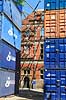 B�rsen. Murv�rk fra ruinen af den nedbr�ndte B�rsbygning med st�ttestivere p� Slotsholmen i K�benhavn  K�benhavn Danmark   Ildebrand, brand, genopbygning