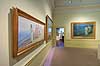 Den Hirschsprungske Samling . Salene i Den Hirschsprungske Samling med malerierne En strandpromenade og Sommeraften ved Skagens strand  Den Hirschsprungske Samling  / K�benhavn Danmark  Sev�rdigheder Museum, kunstmuseum, museer, billeder, malerier, kunstmuseum, Tobaksfabrikant Heinrich Hirschsprung