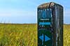 Amarmino. Vandreskilt ved vandrestien Amarminoen syd for Drag�r  Naturpark Amager / Drag�r Danmark   Vandrestier