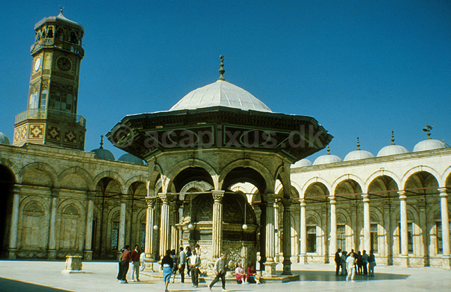 Vaskefont�ne, Mohammed Ali moskeen. Kaldes ogs� Alabaster mosk; ; Cairo; Egypten; Afrika; ; 